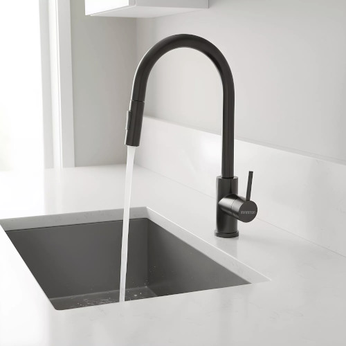 Grifo Monomando Extraíble Infiniton ACOSTAEBK431 Negro Mate - foto 3