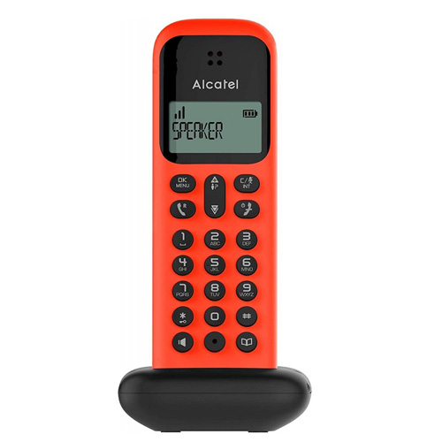 Teléfono Dect Alcatel D285 Rojo