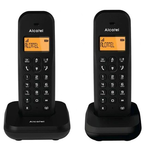 Teléfono DECT Alcatel E155 duo negro