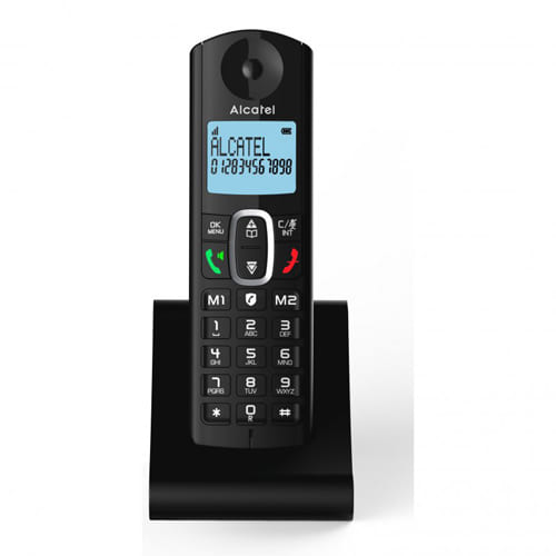 Alcatel F685 Duo Pack 2 Teléfonos Inalámbricos DECT Negros - foto 2