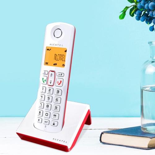 Teléfono DECT Alcatel S250 Rojo - foto 3