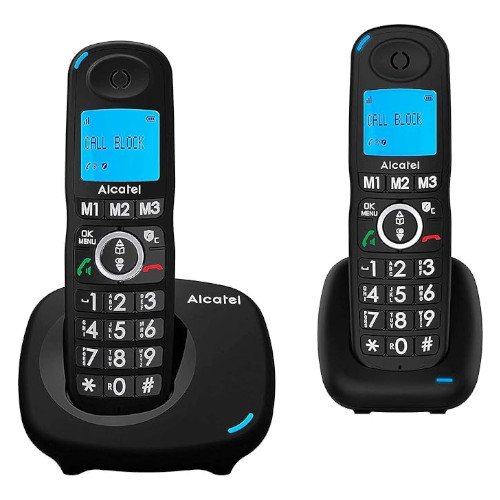 Teléfono DECT Alcatel XL535 DUO teclas grandes block