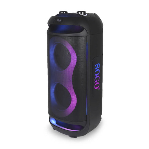 Altavoz 2000W Sogo ALTSS8965 con Micrófono Negro
