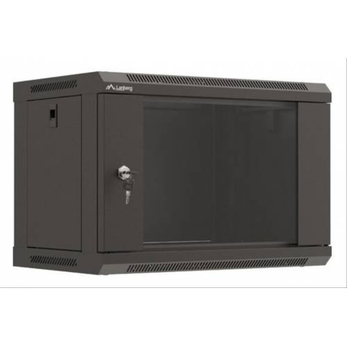 Lanberg WF03-5306-10B armario rack 6U Bastidor de pared Negro