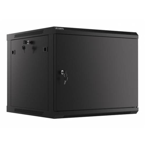 Lanberg WF01-6609-00B armario rack 9U Bastidor de pared Negro