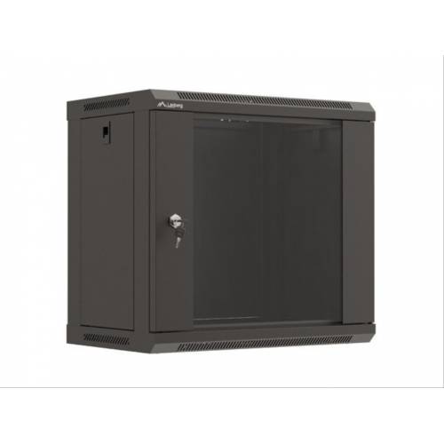 Lanberg WF03-5309-10B armario rack 9U Bastidor de pared Negro