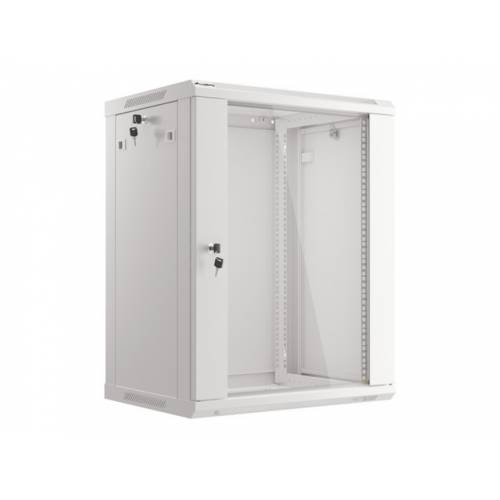 Lanberg WF01-6415-10S armario rack 15U Bastidor de pared Gris