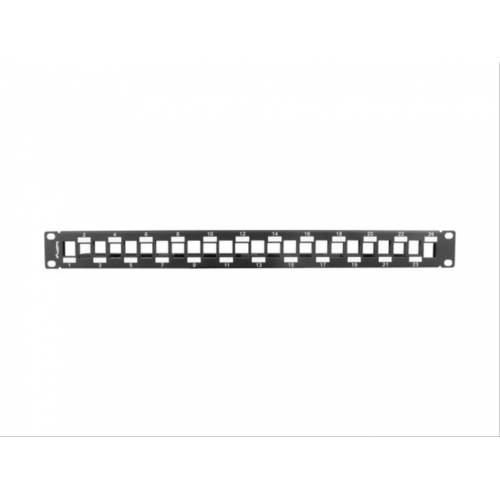 Lanberg PPKS-1224-B panel de parcheo 1U