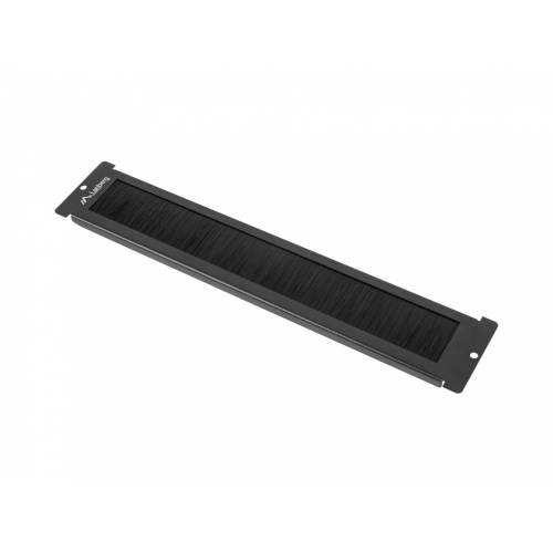 Lanberg AK-1106-B accesorio de bastidor Panel pasacables con cepillo