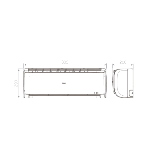 Aire split 3000F Haier Perla AS35PBAHRA A++ WIFI con infrarrojos - foto 2