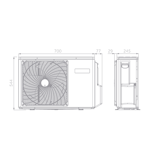 Aire split 3000F Haier Perla AS35PBAHRA A++ WIFI con infrarrojos - foto 3