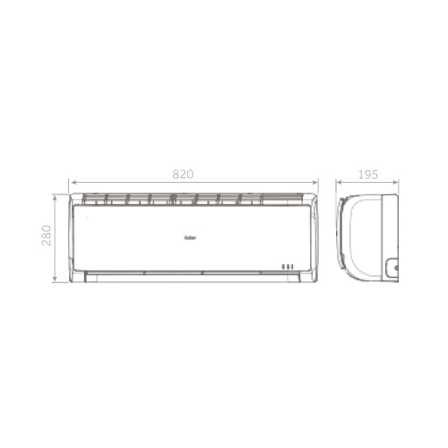 Aire split 3000F Haier Tide Green AS35 A++ WIFI incorporado - foto 2