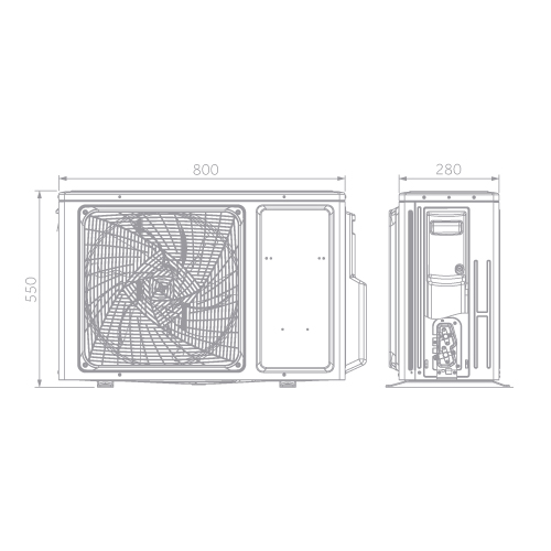 Aire split 3000F Haier Tide Green AS35 A++ WIFI incorporado - foto 3