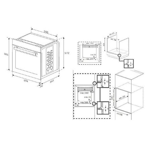Horno Multifunción 60cm 72L Beko BBIE18302XFPS1 Pirolitico A. - foto 3