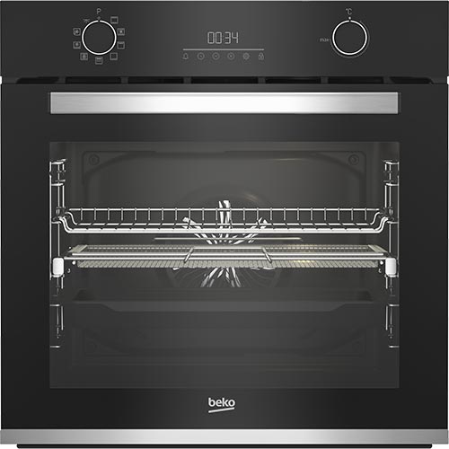 Horno Multifunción 60cm 72L Beko BBIMA13302BMPE Airfry Pirolítico A+