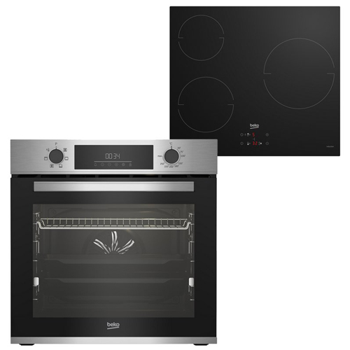 Lote Horno+Inducción Beko BBSE12340XD Inox