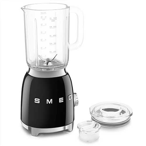 Batidora Vaso 1.5L 800W Smeg BLF03BLEU 50's Style Negro - foto 2