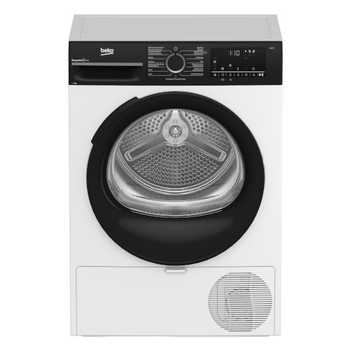 Secadora 9KG Bomba de Calor Beko BM3T49240W Blanco Clase C