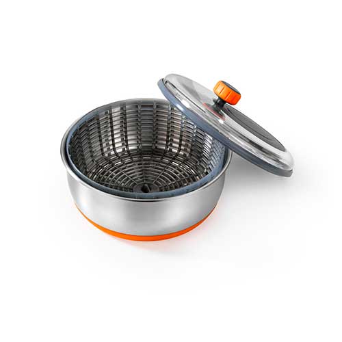 Centrifugadora de Ensalada Bra Efficient A273001 Inox