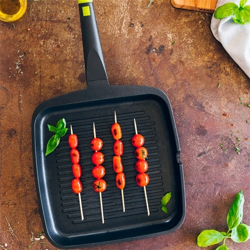Grill 28cm Bra Foddie rayas BRAA491428 Aluminio Fundido - foto 3