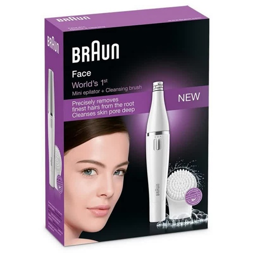 Depiladora Facial Braun Face SE810 + Limpiador de Cara - foto 3