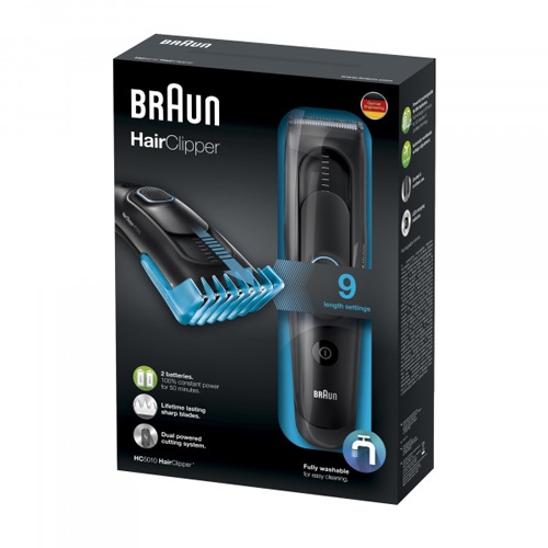 Braun HC5010 Cortadora de Pelo y Maquinilla Recargable Negro - foto 3