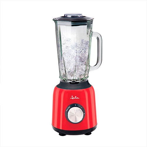 Batidora Vaso Cristal 1200W Jata BT795 Pica Hielo Rojo - foto 2