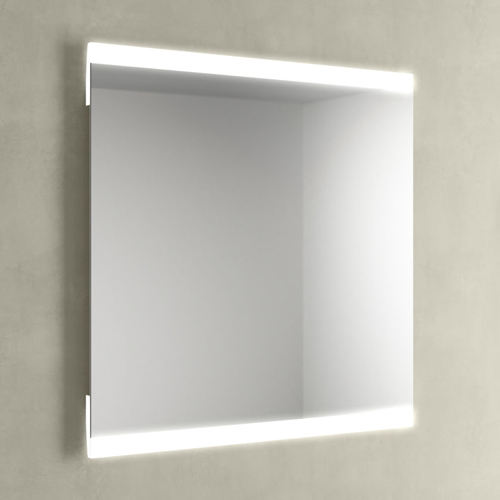 Espejo de baño HIKARI 80x80 cms. Luz neutra LED integrada en el espejo.