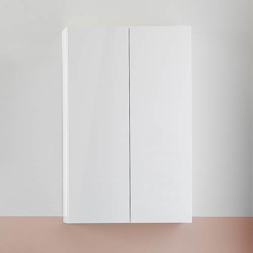 Mueble Auxiliar de Baño 50cm KANSHA 2puertas Acabado en Blanco Opaco