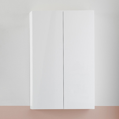 Mueble Auxiliar de Baño 50cm KANSHA 2 puertas Acabado en Blanco Mate