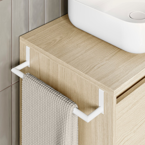 Accesorio Toallero 27,5cm Kokoro Blanco Mate