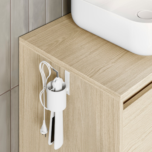 Accesorio Soporte Plancha del Pelo 60MM Diámetro Kokoro Blanco Mate