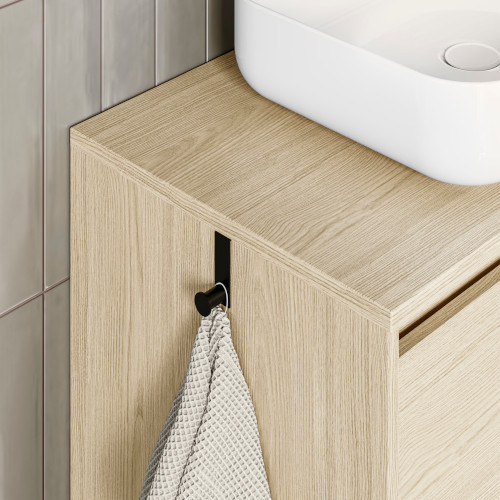 Accesorio Percha Baño Kokoro Negro