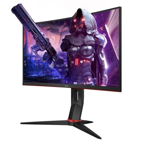 Monitor LED 24" Gaming AOC C24G2U/BK Curvo Clase E - foto 3