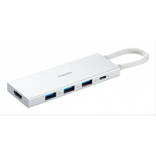 Xiaomi XMDS05YM base para portátil y replicador de puertos Alámbrico USB 3.2 Gen 1 (3.1 Gen 1) Type-A + Type-C Blanco