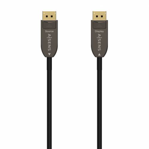AISENS A155-0608 cable DisplayPort 20 m Negro
