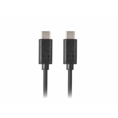 CABLE USB LANBERG 2.0 MACHO/USB C MACHO 1.8M NEGRO