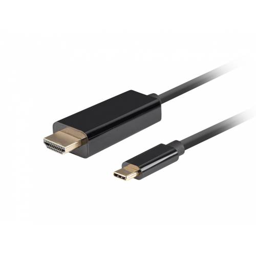 CABLE USB-C A HDMI LANBERG MACHO/MACHO 4K 60HZ 1.8M NEGRO