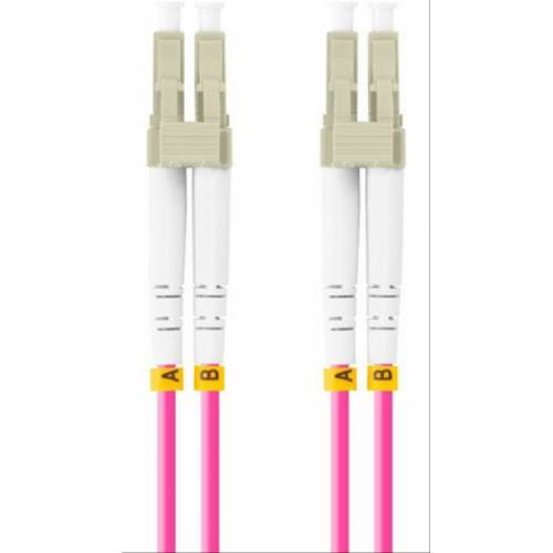 Lanberg FO-LULU-MD41-0005-VT Cable de fibra óptica e InfiniBand 0,5 m LC LC/UPC Violeta