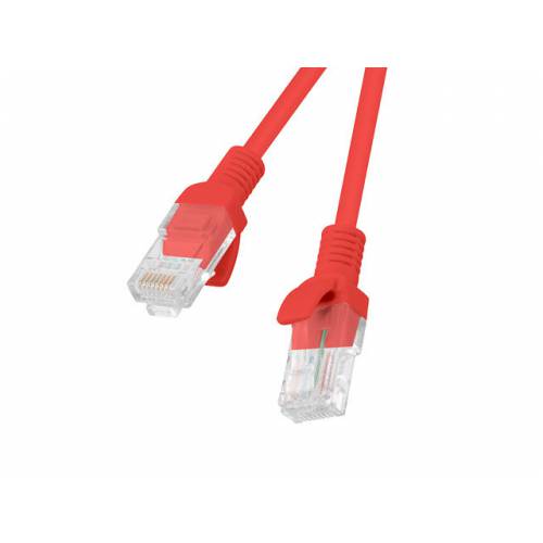 Lanberg PCU5-10CC-0300-R cable de red Rojo 3 m Cat5e U/UTP (UTP)