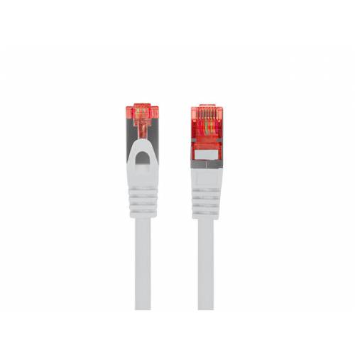 CABLE RED LANBERG LATIGUILLO CAT.6 S/FTP LSZH CU 0.5M GRIS FLUKE  PASSED