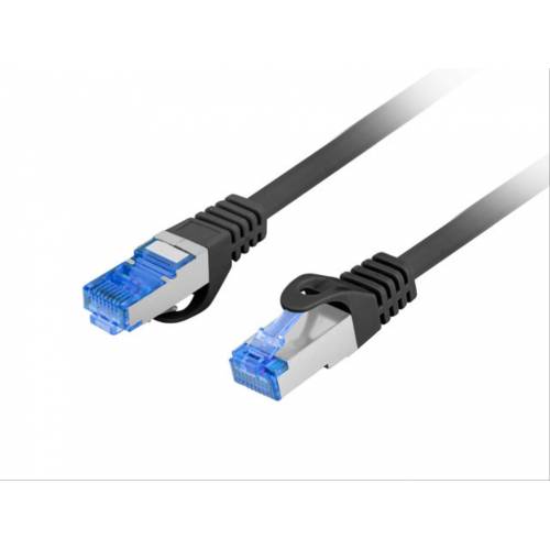 Lanberg PCF6A-10CC cable de red Negro 10 m Cat6a S/FTP (S-STP)