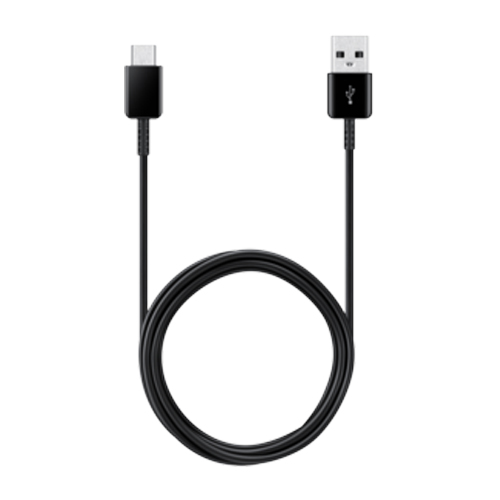 Cable USB tipo C carga rápida negro retail