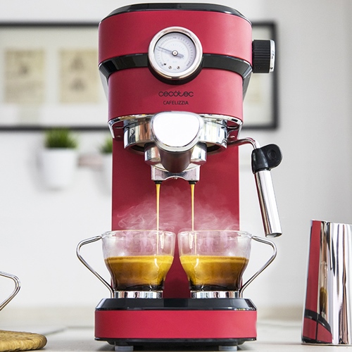 Cafetera espresso Cecotec Cafelizzia 790 Shiny Pro roja - foto 2