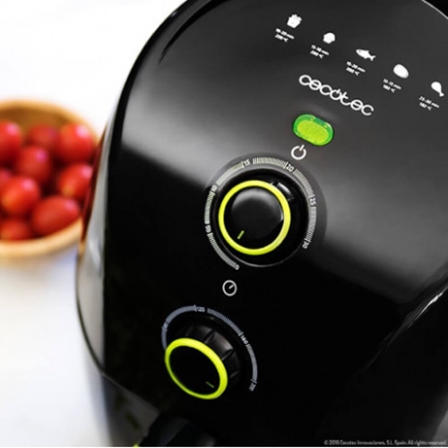 Freidora sin Aceite 1.5L 900W Cecotec Cecofry Compact Rapid Black - foto 3