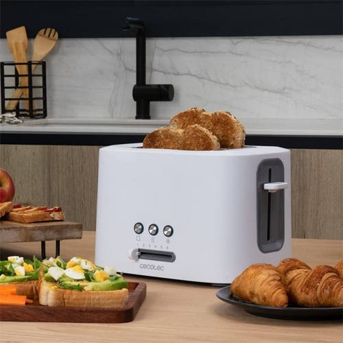 Tostador 2 Ranura 980W Cecotec CE03188 Blanco - foto 2