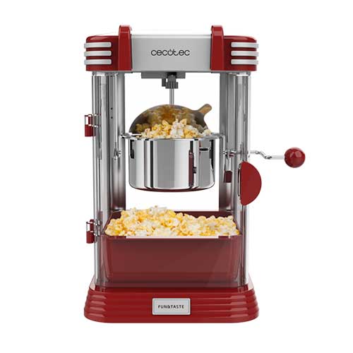 Palomitero 300w 500ml Cecotec CE3263    Fun&Taste PCorn Classic Luz Interior Cuchara Dosificadora Rojo