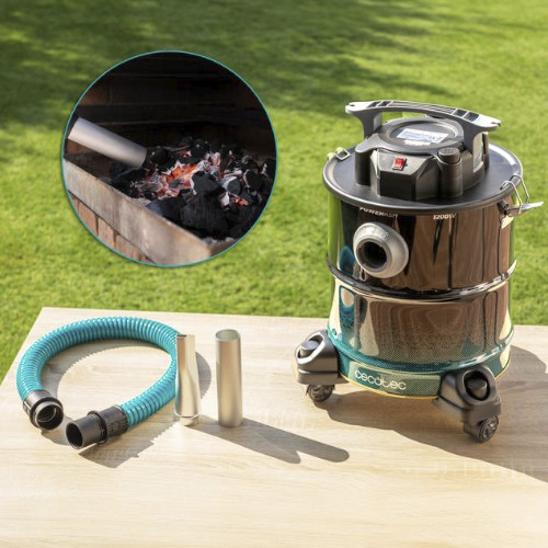 Aspirador de Cenizas 1200W 20L Cecotec Conga Ash 5000 Home Ceniza y Pellets Negro - foto 3