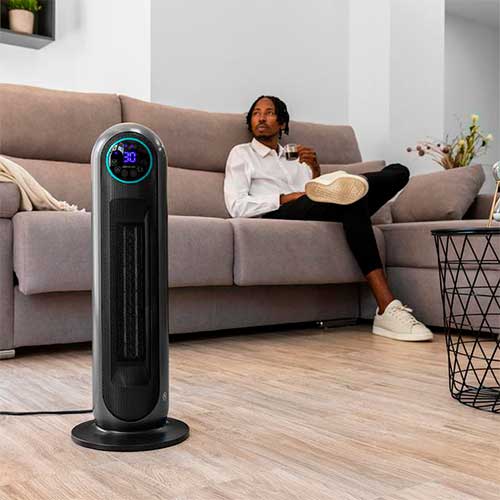 Calefactor Cerámico 2200W Cecotec CE5826 ReadyWarm 10150 Smart Ceramic Pro Mando Negro - foto 3