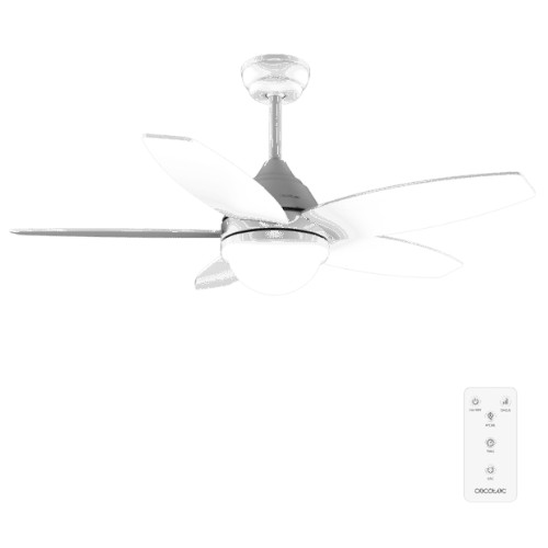Ventilador de Techo Cecotec 49W EnergySilence Aero 4200 Luz Mando Blanco